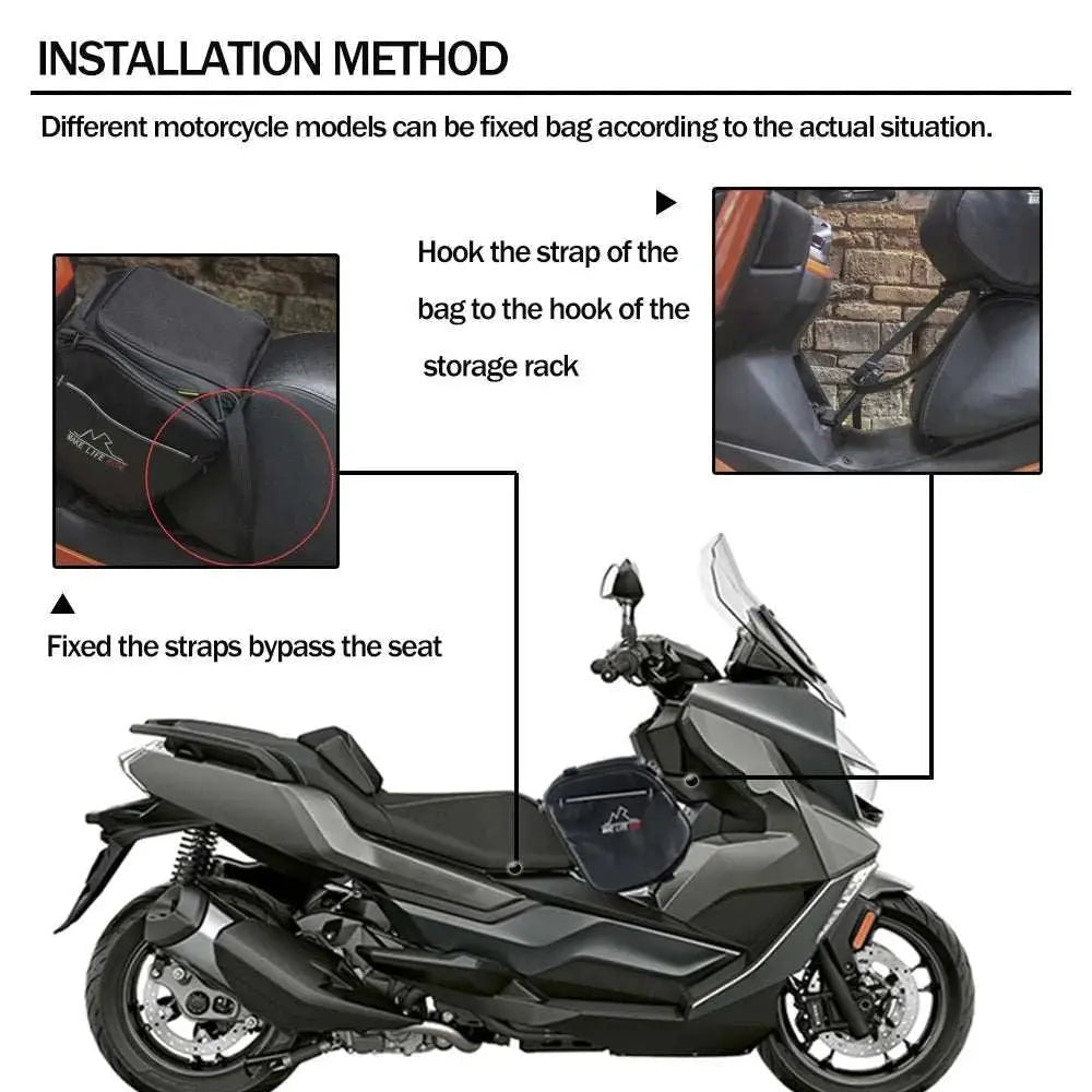 For Yamaha NMAX 150 160 For Honda ADV150 PCX150 PCX160 NSS350 Scooter Tank Shoulder Saddlebag Storage Bag Rider Luggage Toolbag - AMIR BAGS INDIA PRIVATE LIMITED