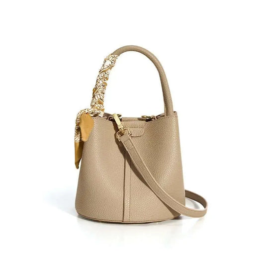 Genuine Leather Advanced Texture Bucket Bags Women - AMIR BAGS INDIA PRIVATE LIMITED