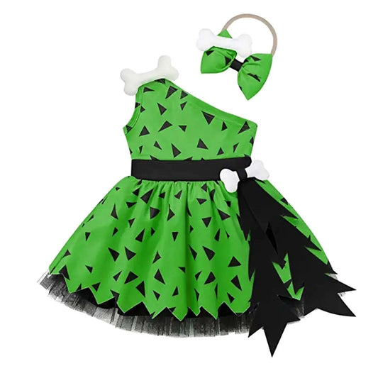 Girls Fashion Simple Halloween Mesh Costume Suit - AMIR BAGS INDIA PRIVATE LIMITED