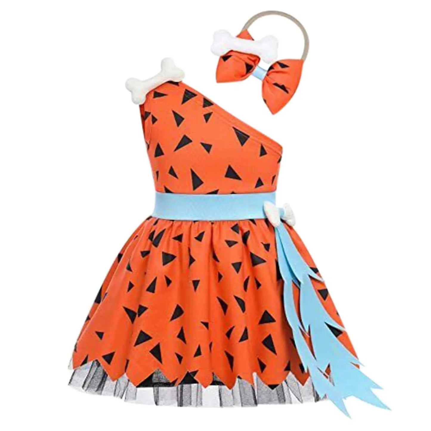 Girls Fashion Simple Halloween Mesh Costume Suit - AMIR BAGS INDIA PRIVATE LIMITED