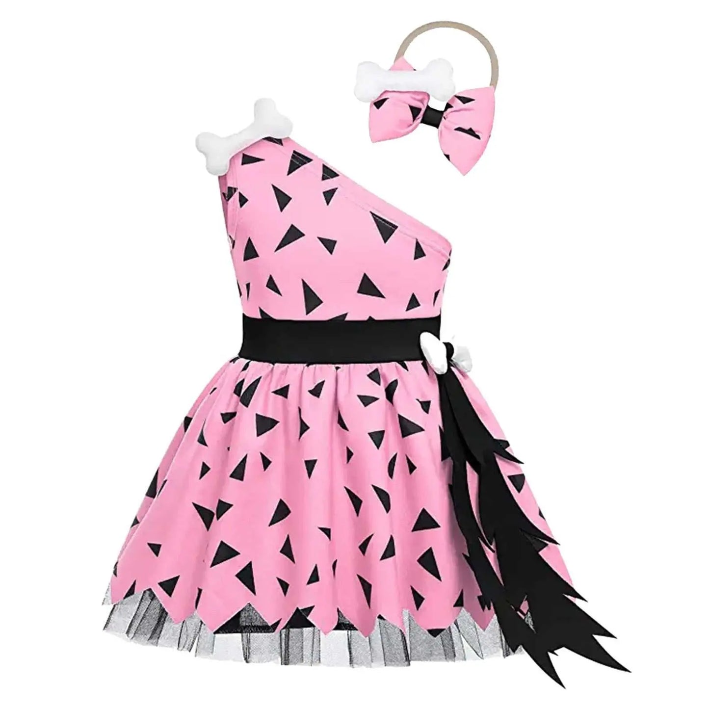 Girls Fashion Simple Halloween Mesh Costume Suit - AMIR BAGS INDIA PRIVATE LIMITED