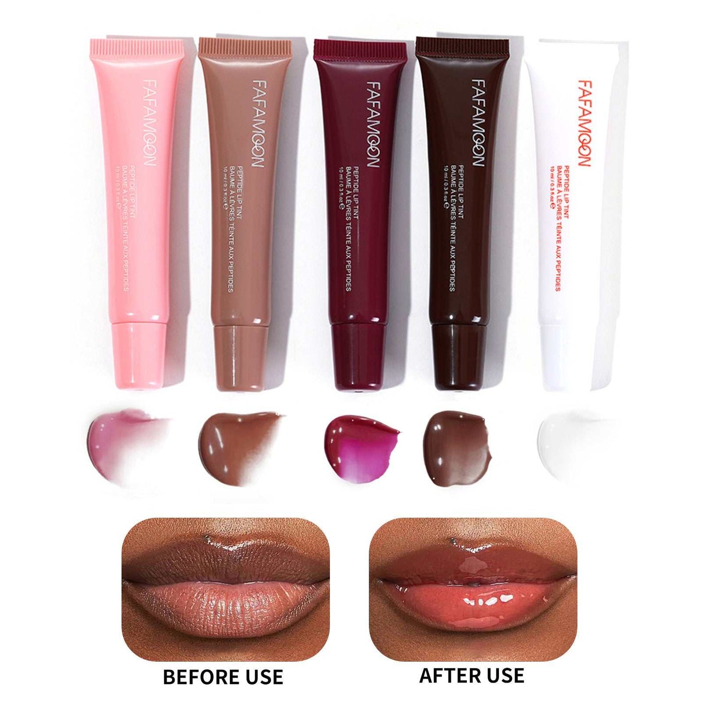 Glossy Lip Glaze Waterproof Long Lasting Lip Gloss Glossy Mirror Tea Red Liquid Lipstick Doodle Lip Korean Makeup - AMIR BAGS INDIA PRIVATE LIMITED