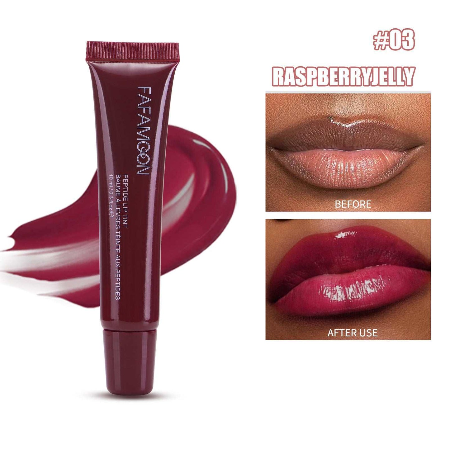 Glossy Lip Glaze Waterproof Long Lasting Lip Gloss Glossy Mirror Tea Red Liquid Lipstick Doodle Lip Korean Makeup - AMIR BAGS INDIA PRIVATE LIMITED