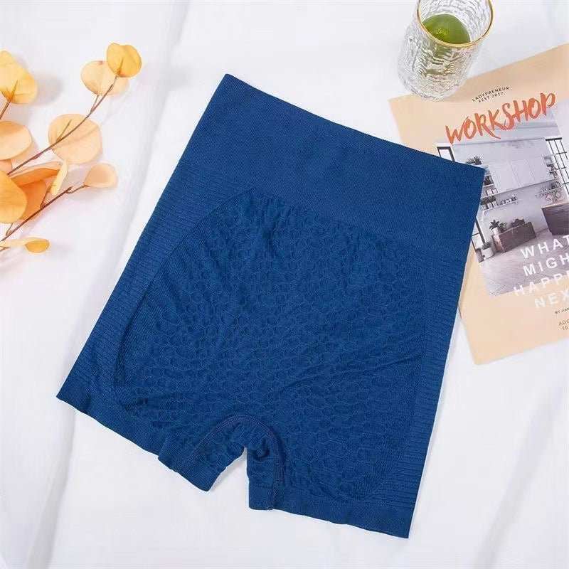 Grid Design Shorts Gym Yoga High Waist Fitness Sports Pants Women - AMIR BAGS INDIA PRIVATE LIMITED