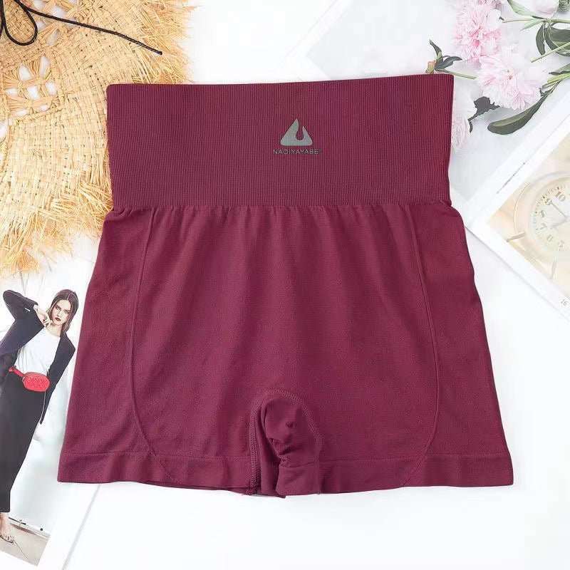 Grid Design Shorts Gym Yoga High Waist Fitness Sports Pants Women - AMIR BAGS INDIA PRIVATE LIMITED