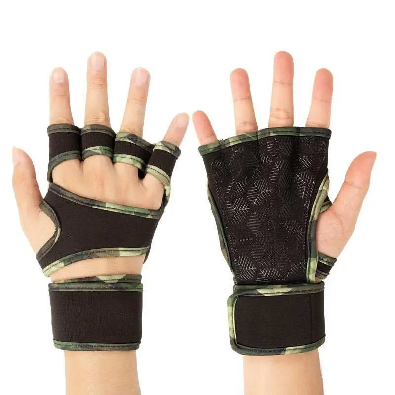 Gym Dumbbell Equipment Sports GlovesProduct information:Treatment Process: Other Fabric name: Neoprene Color: black, red, yellow, blue, orange, rose red, green camouflage, blue camouflage Size: S,M,L,XDropshipmanAMIR BAGS INDIA PRIVATE LIMITEDnull