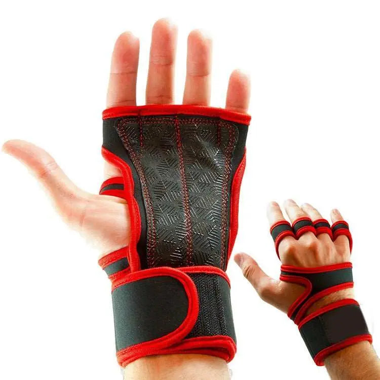 Gym Dumbbell Equipment Sports GlovesProduct information:Treatment Process: Other Fabric name: Neoprene Color: black, red, yellow, blue, orange, rose red, green camouflage, blue camouflage Size: S,M,L,XDropshipmanAMIR BAGS INDIA PRIVATE LIMITEDnull