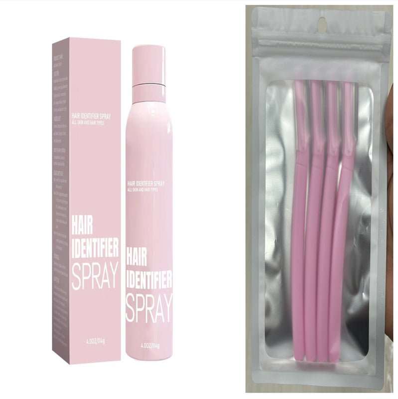 Hair Identifier Spray Set For Face Shaving Moisturizing Dermaplaner Spray For Face Shaving Skin Care - AMIR BAGS INDIA PRIVATE LIMITED