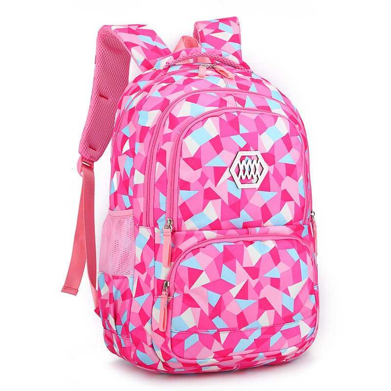 Han edition college, wind girls' double shoulder schoolbag schoolchildren 3 - 4 - 6 grade child nurse ridges 8 - 12 years old - AMIR BAGS INDIA PRIVATE LIMITED