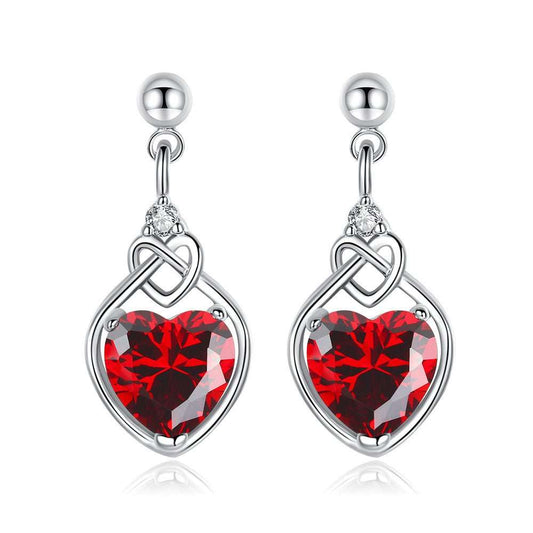 Heart - shaped Ruby Jewelry Suit - AMIR BAGS INDIA PRIVATE LIMITED