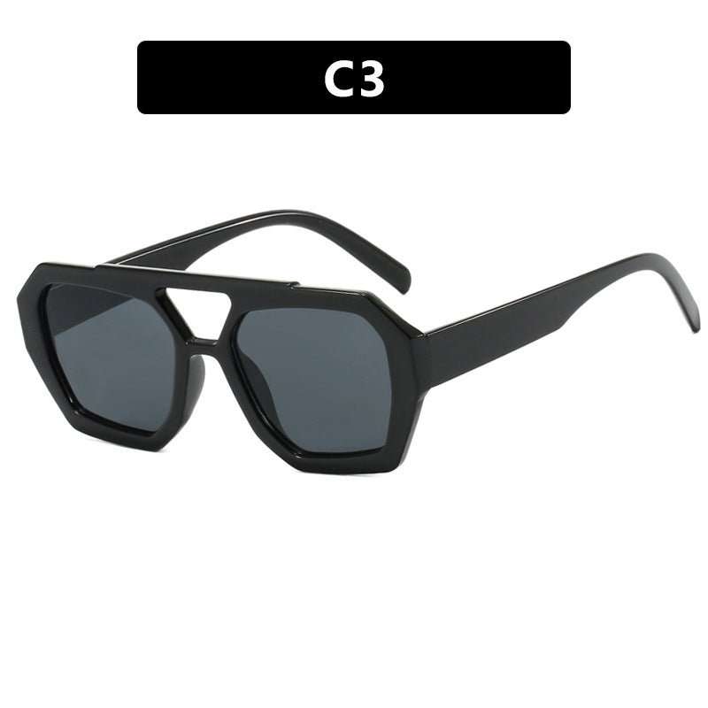 Ins Big Frame Leopard Sunglasses Summer Sunshade Beach Vacation Glasses - AMIR BAGS INDIA PRIVATE LIMITED