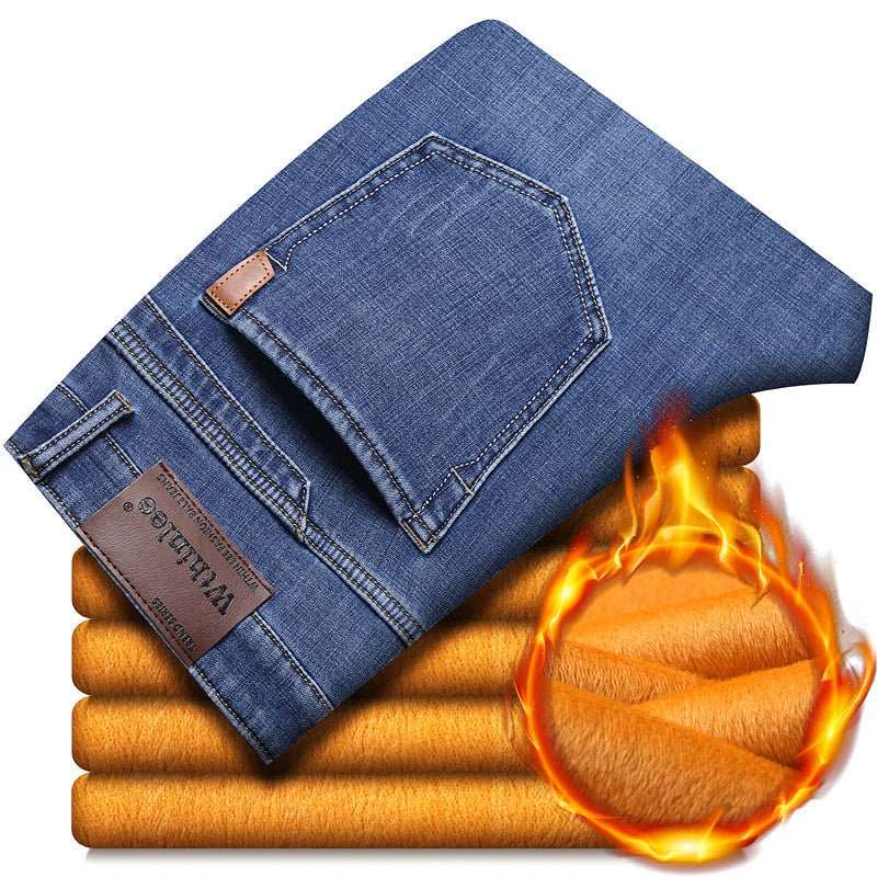 Jeans Men's Straight Loose Casual Pants Fleece-lined Thickened Men's PProduct information:Elasticity: Micro elasticity Pants length: trousers Main fabric composition: Cotton Applicable Gender: Male
 Size:
 
 
 
 Note:
 1. Asian sizes aDropshipmanAMIR BAGS INDIA PRIVATE LIMITEDnull