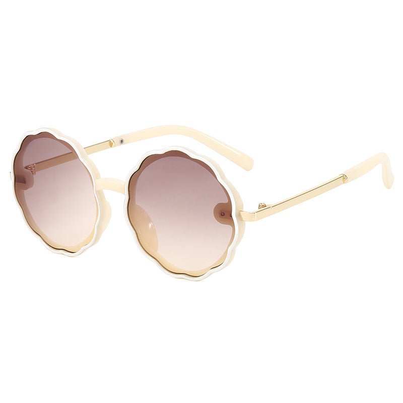 Kids Wave Frame Vintage Round Frame Sunglasses - AMIR BAGS INDIA PRIVATE LIMITED