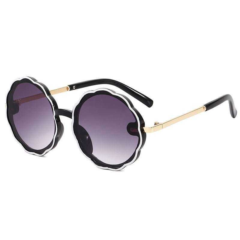 Kids Wave Frame Vintage Round Frame Sunglasses - AMIR BAGS INDIA PRIVATE LIMITED