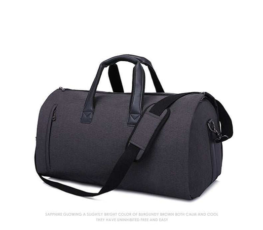 Large - capacity travel bag portable cylinder folding suit bag - AMIR BAGS INDIA PRIVATE LIMITED