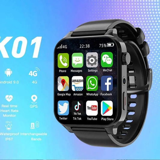 Large Screen Phone Playing Games, Taking Photos, Offline Payment WatchProduct information :Screen size: 2.0 inchesInterface: USB 2.0Camera: 5 megapixelBody memory: 4+64GScreen material: 51.07 * 43.57 * 14.8MMWearing mode: wrist strapFuDropshipmanAMIR BAGS INDIA PRIVATE LIMITEDnull