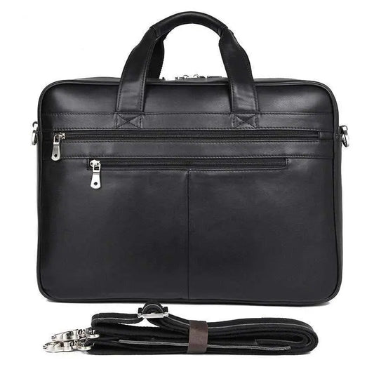 Leather Handbag Briefcase Napa Leather Comfortable Texture Men's Real - leather Bag - AMIR BAGS INDIA PRIVATE LIMITED