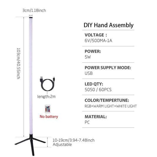 LED Floor Lamp Living Room RGB+WW+CW for Room Decoration USB Power Supply Nordic Houses Decoration RGB Atmosphere Floor Lights - AMIR BAGS INDIA PRIVATE LIMITED
