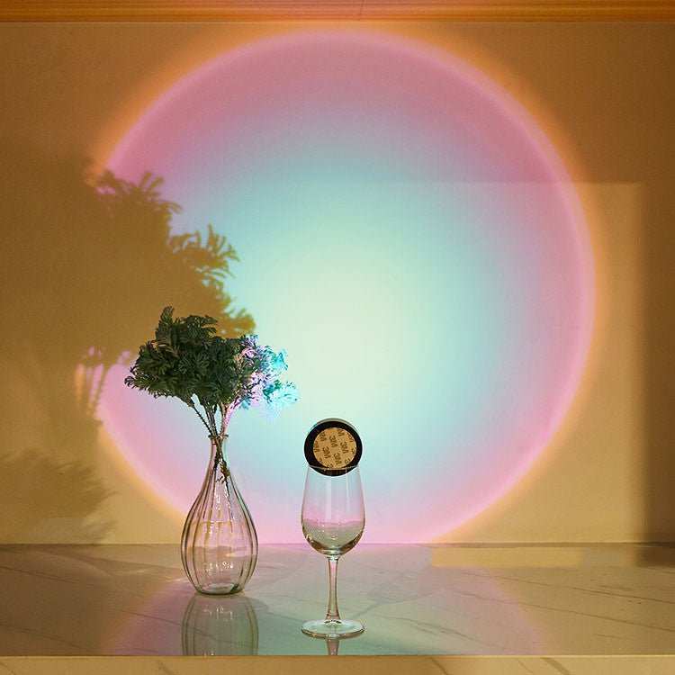 Led Lights Wireless Closet Kitchen Lights Under Furniture Battery Powered Sunset Nightlight Wall Lamp Bedroom Decoration Cabinet - AMIR BAGS INDIA PRIVATE LIMITED