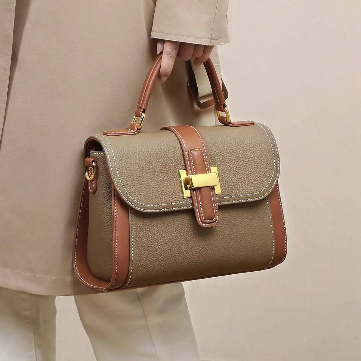Light Luxury One - shoulder Versatile Advanced Texture Fashion Handbag - AMIR BAGS INDIA PRIVATE LIMITED