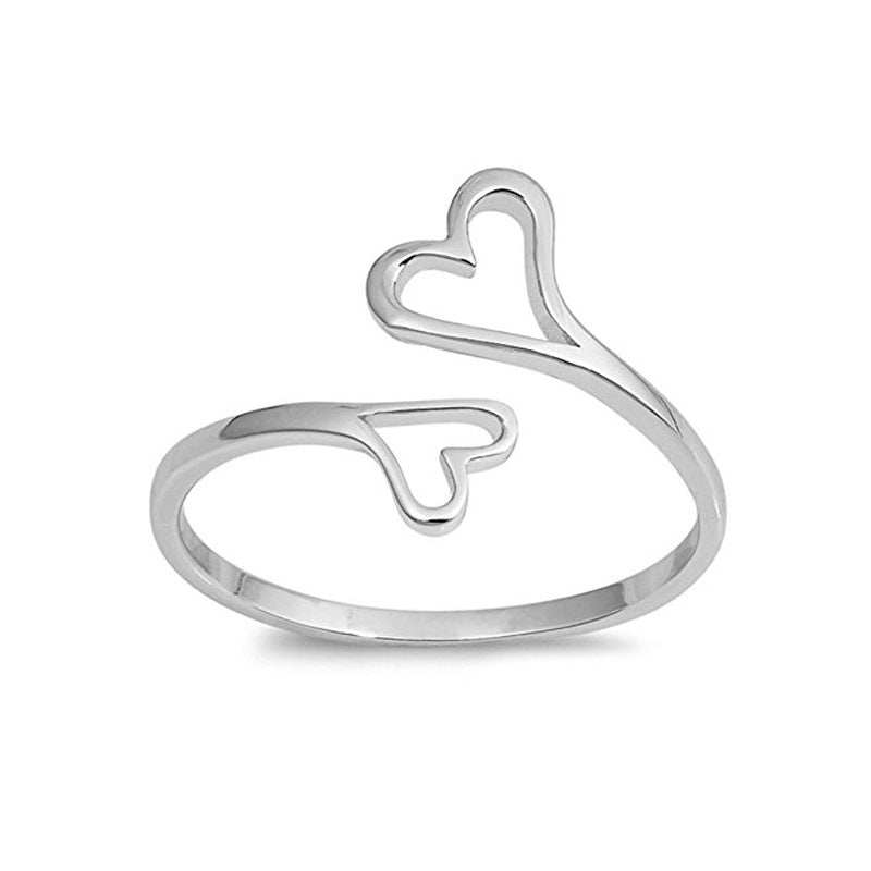 Love Hearttex lovers love Adjustable Ring Titanium Stainlessmen and women engaged in wholesale. - AMIR BAGS INDIA PRIVATE LIMITED