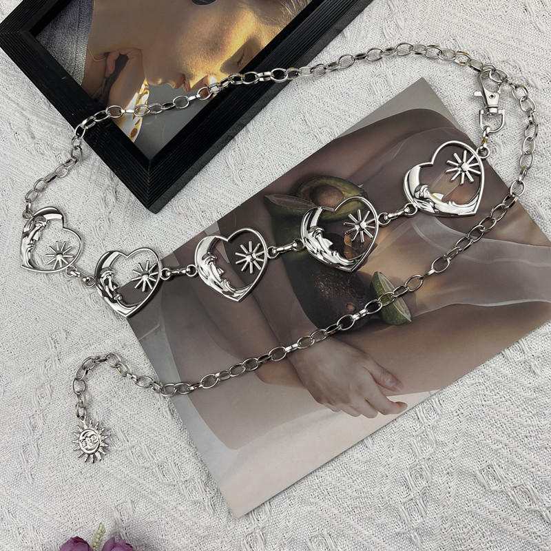 Love Metal Waist Chain Accessories For Women - AMIR BAGS INDIA PRIVATE LIMITED