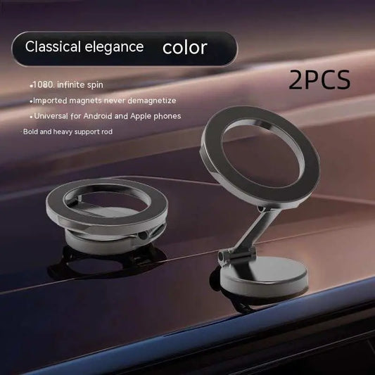 Magnetic Car Phone Mount All - Metal Foldable Phone Holder For Car Strongest Magnet Dashboard Phone Mount For Phone - AMIR BAGS INDIA PRIVATE LIMITED