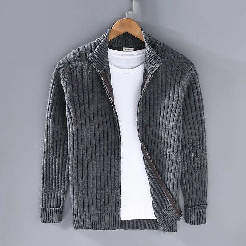 Men Fashion Personalized Sweater CoatProduct information:Color: carbon gray, black, dark blue, light gray Size: M,L,XL,2XL,3XL Version: Loose Fabric name: Cotton Applicable scenarios: Leisure ApplicableDropshipmanAMIR BAGS INDIA PRIVATE LIMITEDnull