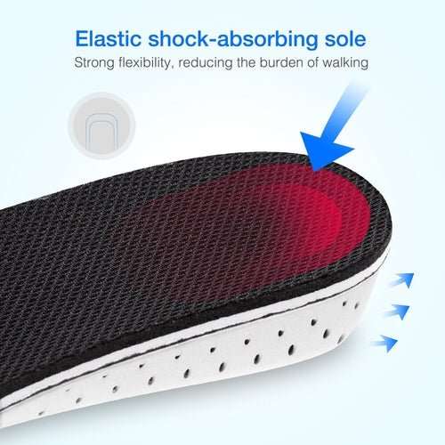 Men Women Invisible Height Increase Insoles Heel Lift Taller Shoe - AMIR BAGS INDIA PRIVATE LIMITED