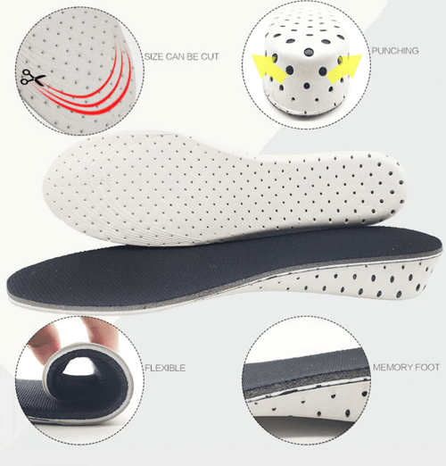 Men Women Invisible Height Increase Insoles Heel Lift Taller Shoe - AMIR BAGS INDIA PRIVATE LIMITED