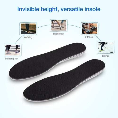 Men Women Invisible Height Increase Insoles Heel Lift Taller Shoe - AMIR BAGS INDIA PRIVATE LIMITED
