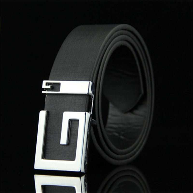 Men's And Women's Fashionable And Simple Smooth Buckle Belts - AMIR BAGS INDIA PRIVATE LIMITED