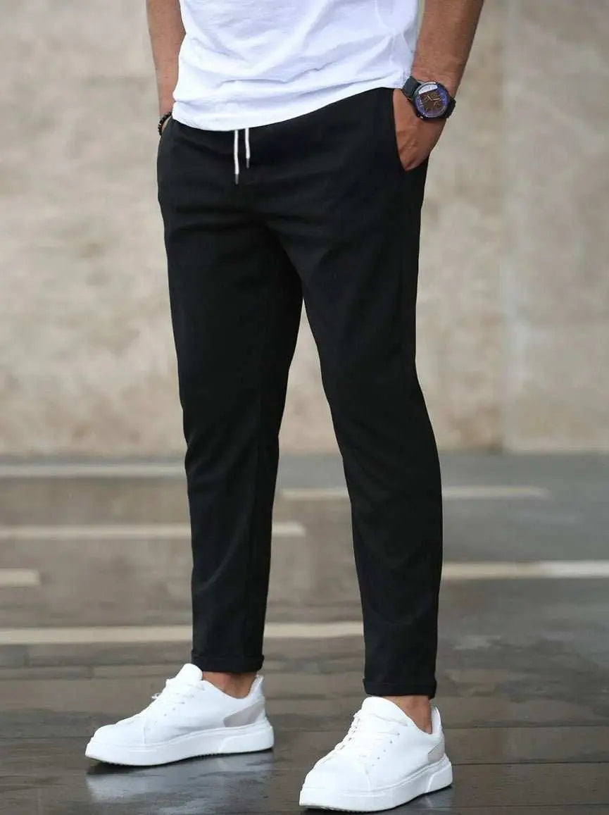 Men's Casual Pants With Pockets Fashion Slim Fit Drawstring TrousersOverview:Unique design, stylish and beautiful.Good material, comfortable wear.A variety of colors, any choice.
Product information:Pattern: solid color Elastic: mediDropshipmanAMIR BAGS INDIA PRIVATE LIMITEDnull