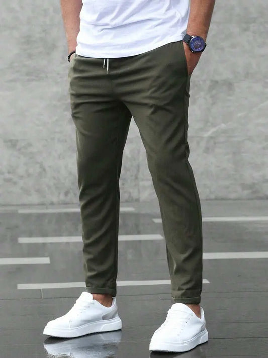 Men's Casual Pants With Pockets Fashion Slim Fit Drawstring TrousersOverview:Unique design, stylish and beautiful.Good material, comfortable wear.A variety of colors, any choice.
Product information:Pattern: solid color Elastic: mediDropshipmanAMIR BAGS INDIA PRIVATE LIMITEDnull