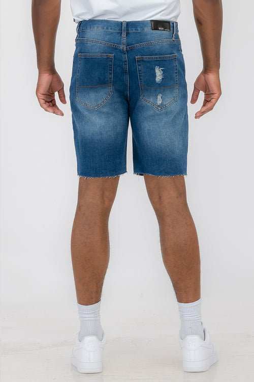 Mens Distressed Denim Shorts - AMIR BAGS INDIA PRIVATE LIMITED
