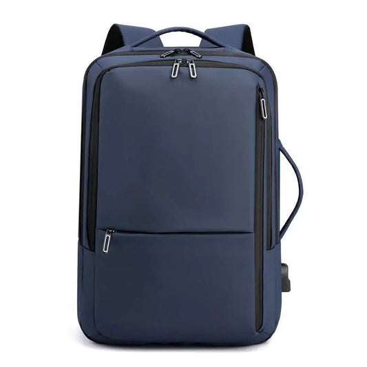 Men's Fashion Solid Color Business Lightweight Expansion Computer Backpack - AMIR BAGS INDIA PRIVATE LIMITED