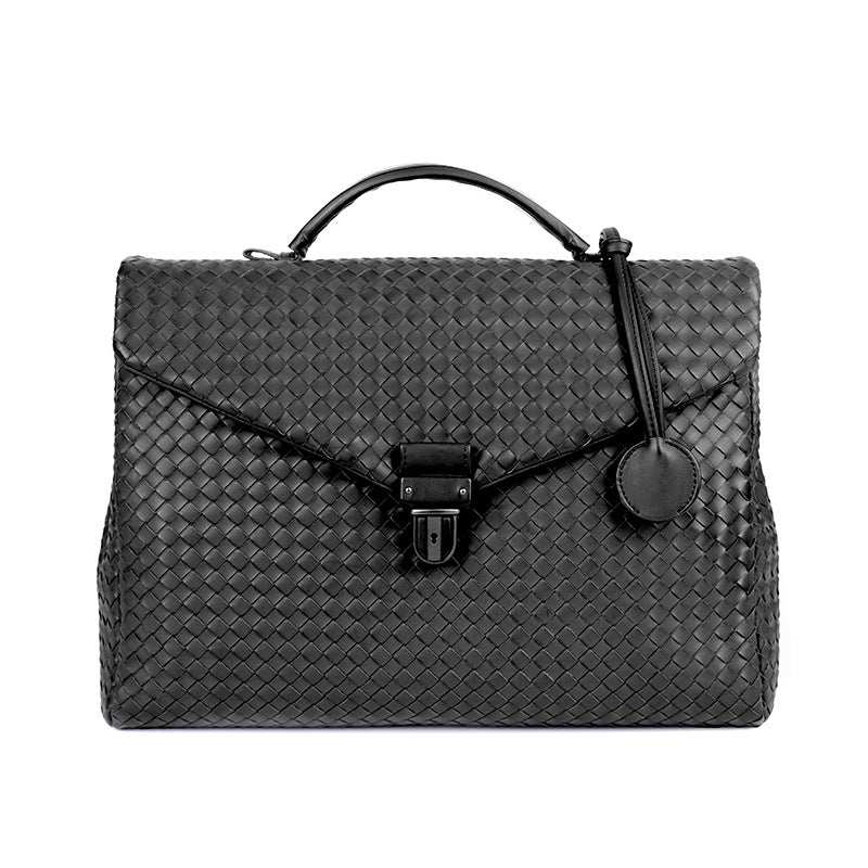 Men's Handbag Business Casual Clamshell Knitting - AMIR BAGS INDIA PRIVATE LIMITED