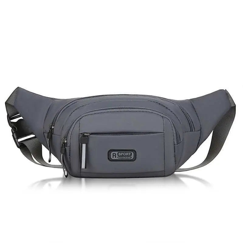 Men's Multifunctional Waist Bag Wear-resistant Waterproof Crossbody BaProduct information:SIZE: Height 14 * width 40 * thickness 6CM Lining texture: Polyester Color: green, blue, black, gray Applicable Gender: Male Material: Nylon
 
 PDropshipmanAMIR BAGS INDIA PRIVATE LIMITEDnull