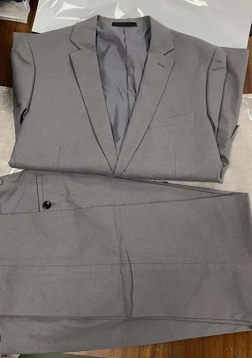 Men's Plus Size Two-piece SuitProduct information:Thickness: regularFabric name: hemp blendColor: yellow, sky blue, light blue, khaki, light pink, light green, dark blueMain fabric composition: lDropshipmanAMIR BAGS INDIA PRIVATE LIMITEDnull