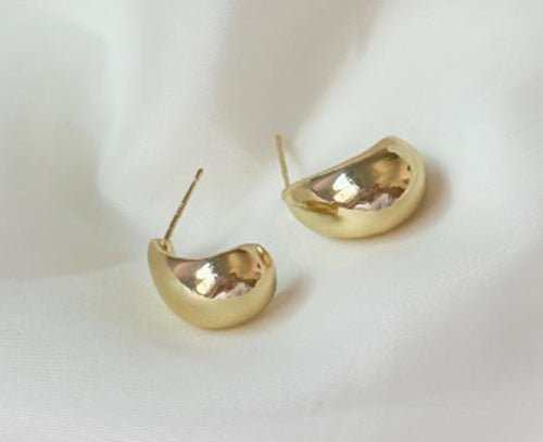 Metal Water Drop Earrings With A Sense Of Niche Luxury - AMIR BAGS INDIA PRIVATE LIMITED