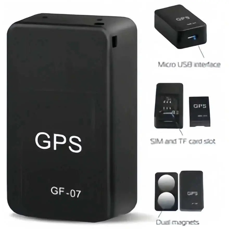Mini GF07 GPS Tracker | Real - Time Tracking | Anti - Theft Alarm | Strong Magnetic Mount | SIM Message Positioner - AMIR BAGS INDIA PRIVATE LIMITED