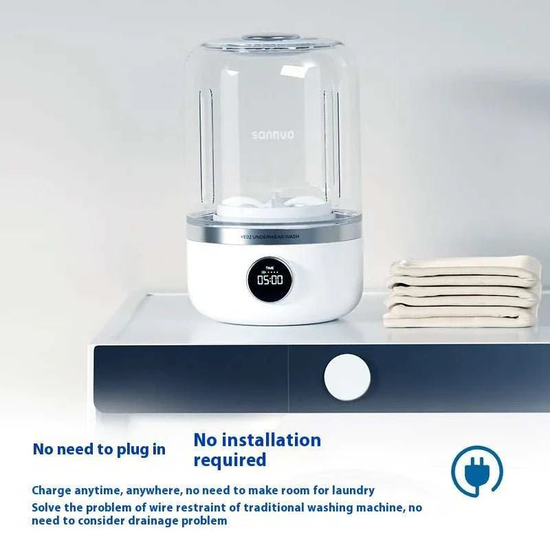 Mini Rechargeable Washing Machine - AMIR BAGS INDIA PRIVATE LIMITED