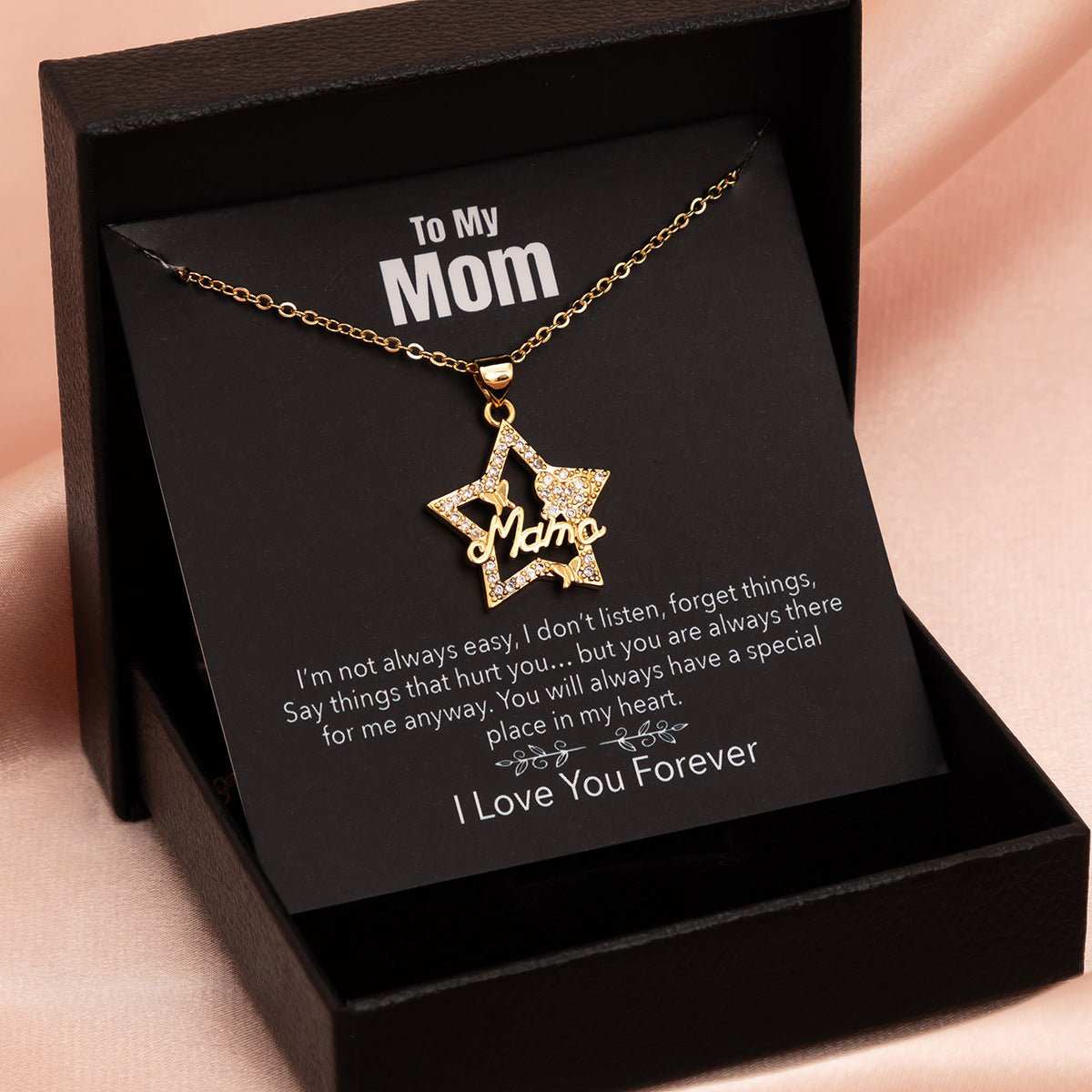 Mother's Day Necklace Gift Box Love Necklace For Women Fine Jewelry Women Accessories Fashion Jewelry - AMIR BAGS INDIA PRIVATE LIMITED