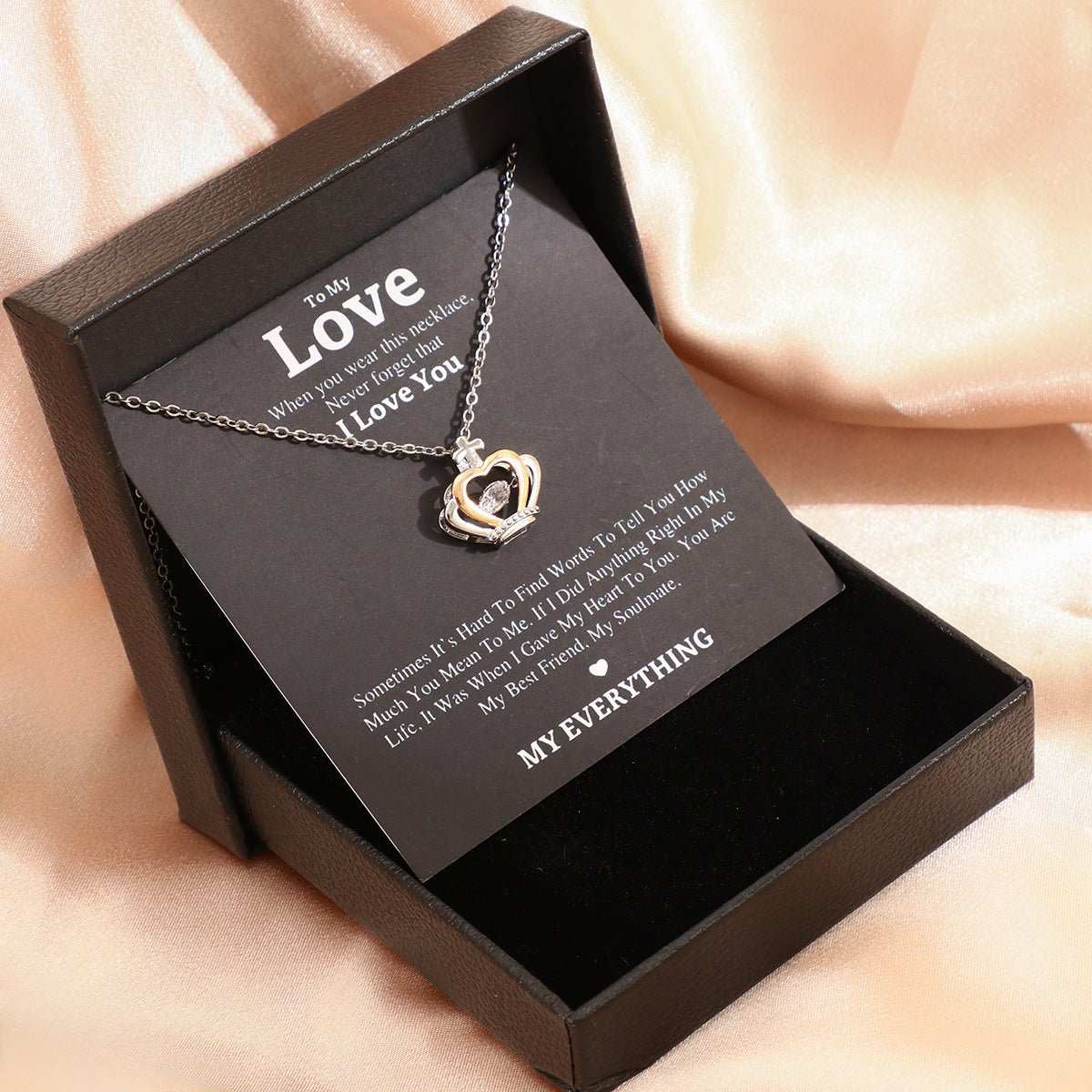 Mother's Day Necklace Gift Box Love Necklace For Women Fine Jewelry Women Accessories Fashion Jewelry - AMIR BAGS INDIA PRIVATE LIMITED