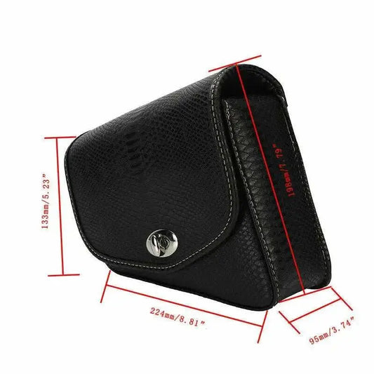 Motorcycle PU Leather Luggage Side Saddle Bag For Harley Sportster XL883 1200 Left Right Black Saddlebag Motorbike Accessories - AMIR BAGS INDIA PRIVATE LIMITED