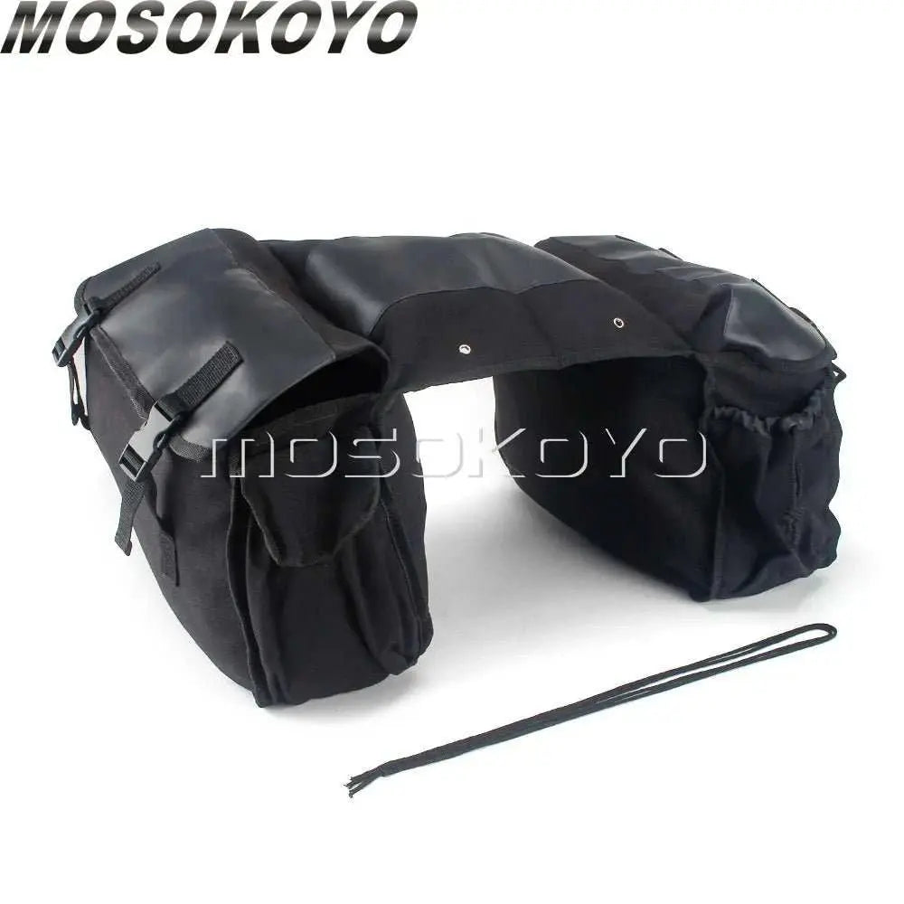 Motorcycle Saddlebag Luggage Bag Canvas Panniers Box Scooter Bicycle Stroage Bag For Honda Shadow Suzuki DR Bonneville Sportster - AMIR BAGS INDIA PRIVATE LIMITED