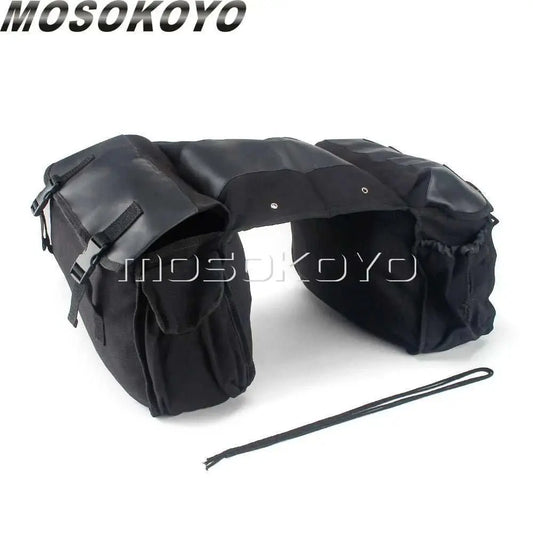 Motorcycle Saddlebag Luggage Bag Canvas Panniers Box Scooter Bicycle Stroage Bag For Honda Shadow Suzuki DR Bonneville Sportster - AMIR BAGS INDIA PRIVATE LIMITED