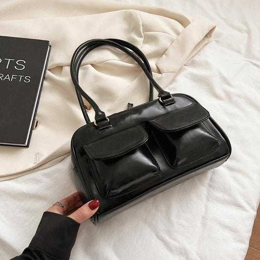 Multi - pocket Design Shoulder Bag Fashion Versatile Square Handbags Women Underarm Bags - AMIR BAGS INDIA PRIVATE LIMITED