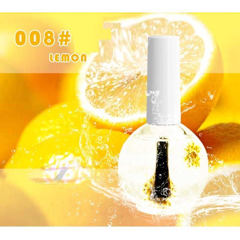 Nail Beauty Dried Flowers Nutrition Nail Treatment Oil Anti - agnail Nail Edge Moisturizing Nail Base Coat Natural Dried Flower Nutrient Solution - AMIR BAGS INDIA PRIVATE LIMITED
