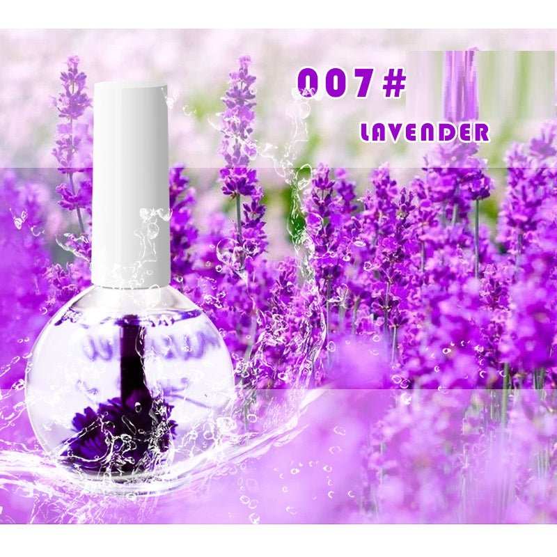 Nail Beauty Dried Flowers Nutrition Nail Treatment Oil Anti - agnail Nail Edge Moisturizing Nail Base Coat Natural Dried Flower Nutrient Solution - AMIR BAGS INDIA PRIVATE LIMITED